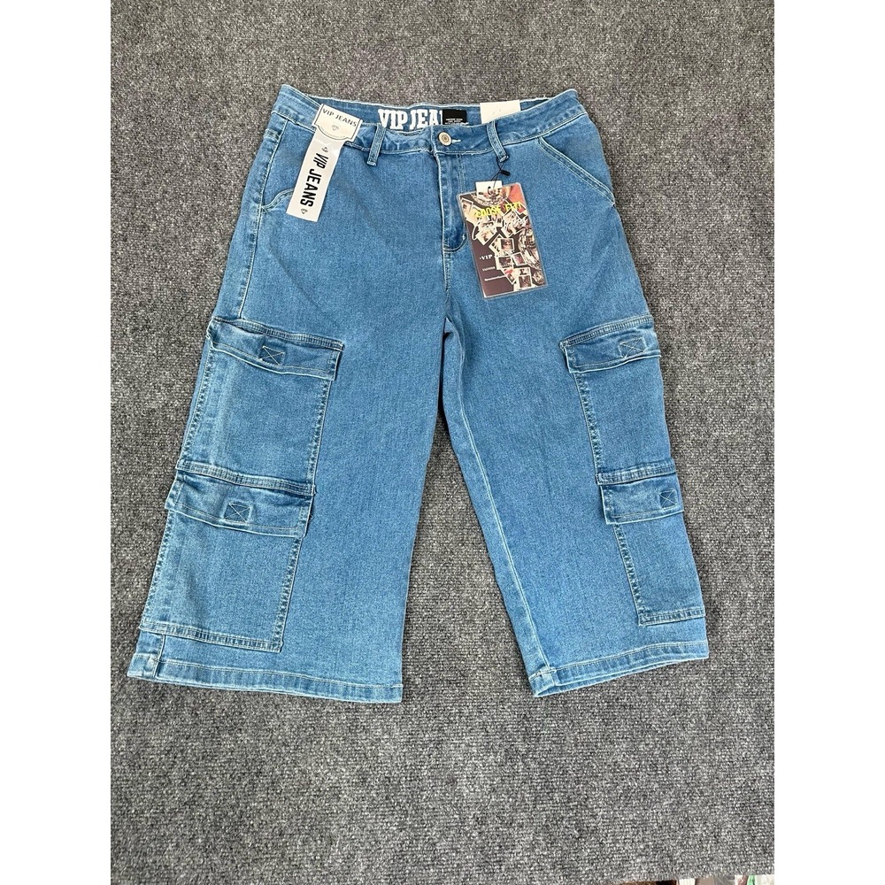 VIP Jeans Sculpting Stretch Loose Fit Medium Wash Women's Jeans Size 13/31 NWT